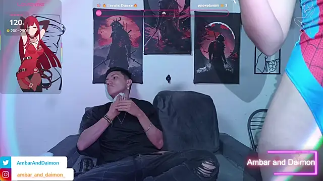 Ambar and daimon  online show from October 24, 2025, 7:29 am