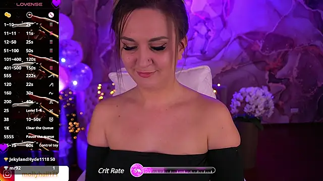 LovelyMollyy online show from January 21, 2025, 4:58 pm