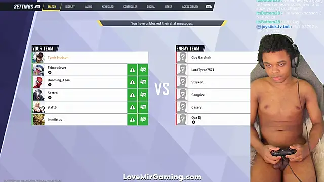 Snapshot of lovemirgaming chatting on September 29, 2025, 7:41 pm lovemirgaming online show from September 29, 2025, 7:41 pm