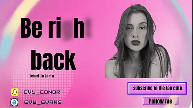 Snapshot of Evy_conor chatting on September 27, 2025, 10:43 am Evy conor online show from September 27, 2025, 10:43 am