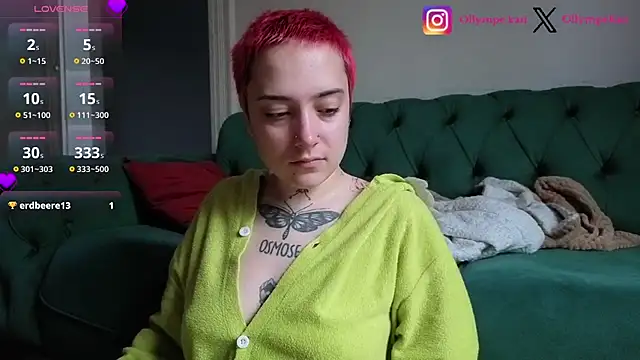 OllympeKaii online show from February 9, 2026, 8:12 am