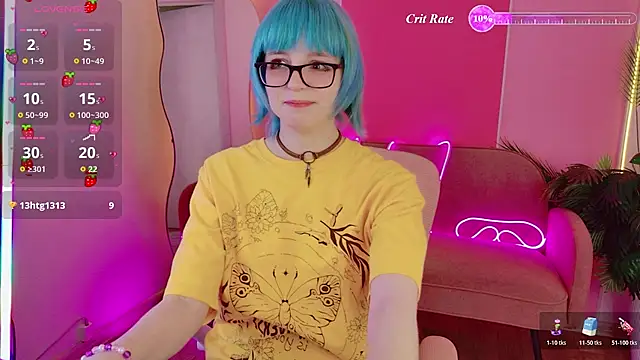 CoralineYoung online show from July 12, 2026, 7:31 am