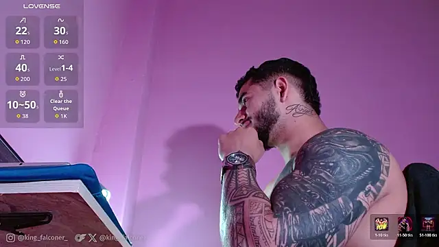 king falconer online show from March 8, 2026, 2:04 am