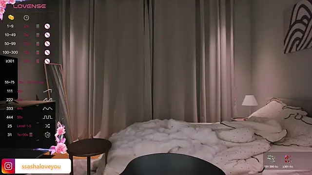 sashaloveyou online show from October 26, 2025, 8:31 pm