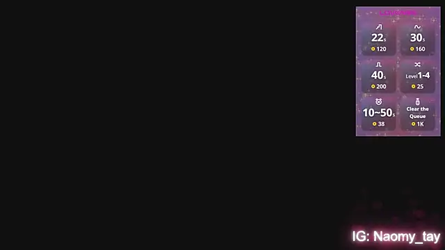 Naomy tay1 online show from October 15, 2025, 3:49 am