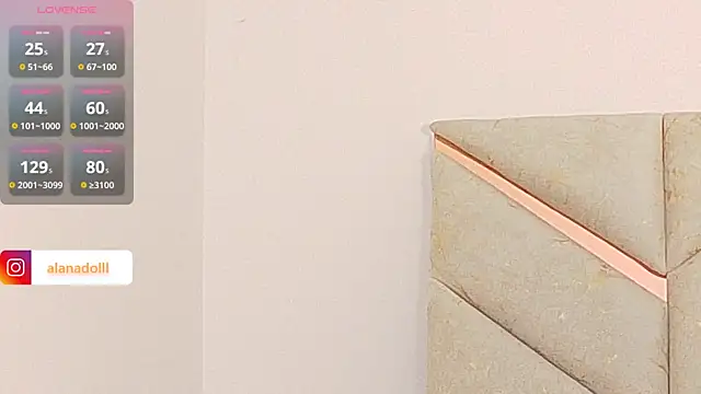 AlanaDoll online show from January 16, 2026, 3:16 pm