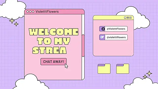 Snapshot of violetttflowers chatting on June 2, 2026, 3:28 am violetttflowers online show from June 2, 2026, 3:28 am