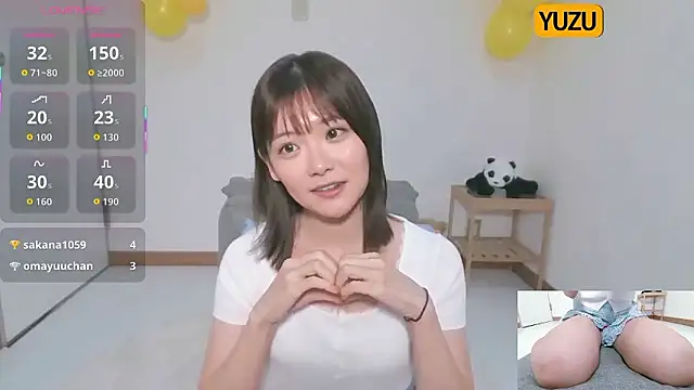 Snapshot of yuzukichi_jp chatting on October 4, 2025, 11:12 am yuzukichi jp online show from October 4, 2025, 11:12 am