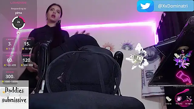 XDominatriX online show from October 9, 2025, 8:20 pm