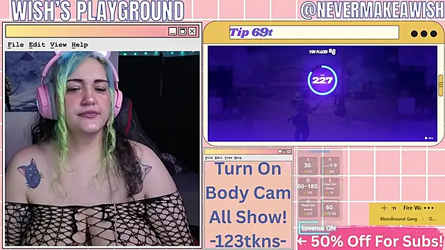 nevermakeawish online show from February 27, 2026, 5:02 pm