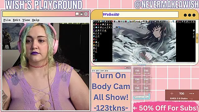 nevermakeawish online show from March 15, 2026, 9:38 am