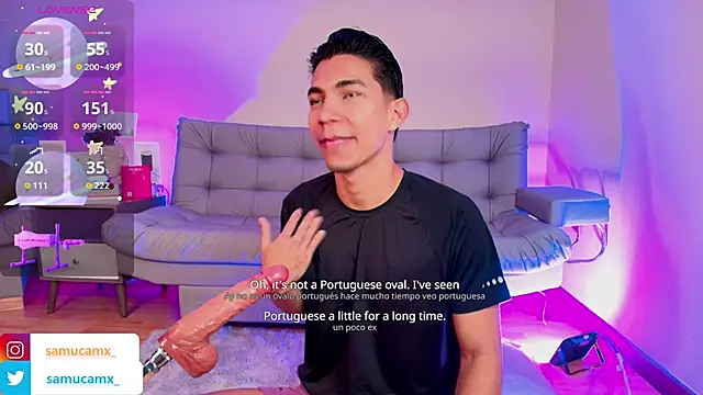 samucamx  online show from March 19, 2026, 2:33 am