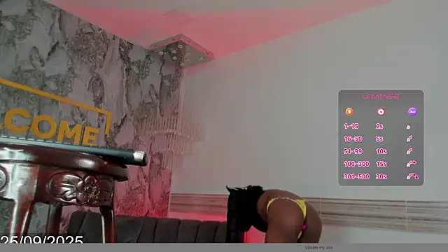 shantal chocolet online show from September 25, 2025, 8:15 pm