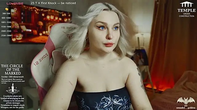 Wounded Goddess  online show from November 8, 2025, 2:20 pm