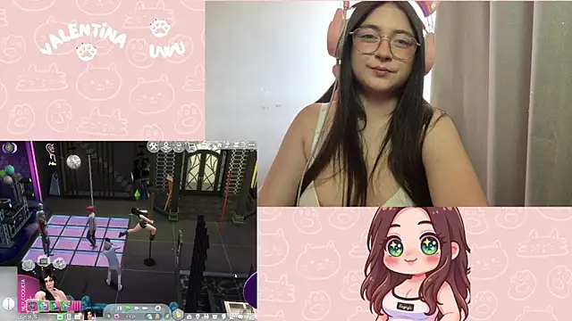 Snapshot of valentinauwu chatting on February 7, 2026, 9:34 pm valentinauwu online show from February 7, 2026, 9:34 pm