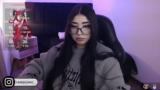 VamppyJane online show from January 9, 2026, 2:18 am