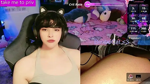 Snapshot of BimboCat chatting on February 3, 2026, 6:40 am BimboCat online show from February 3, 2026, 6:40 am