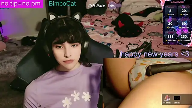 Snapshot of BimboCat chatting on January 7, 2026, 2:49 am BimboCat online show from January 7, 2026, 2:49 am