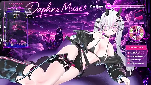 Muse Daphne online show from March 25, 2026, 8:08 pm