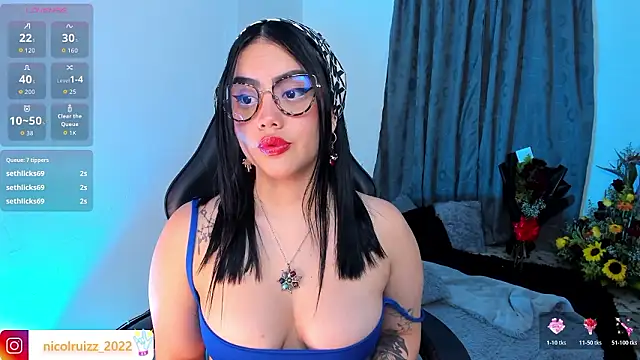 Snapshot of Nicolle_Ruizz chatting on February 28, 2026, 10:48 am Nicolle Ruizz online show from February 28, 2026, 10:48 am