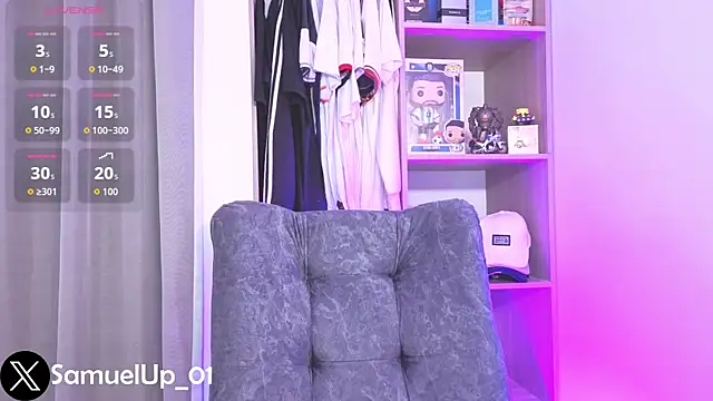 Samuel up01 online show from May 16, 2026, 6:45 am
