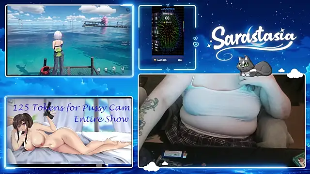 Snapshot of Sarastasia417 chatting on July 4, 2026, 5:36 am Sarastasia417 online show from July 4, 2026, 5:36 am