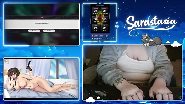 Snapshot of Sarastasia417 chatting on July 6, 2026, 10:44 am Sarastasia417 online show from July 6, 2026, 10:44 am