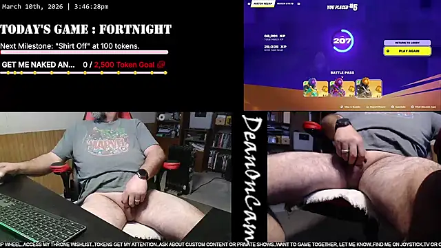 DeanonCam online show from March 10, 2026, 8:46 pm