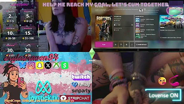 KylaRaven online show from May 14, 2026, 2:52 am