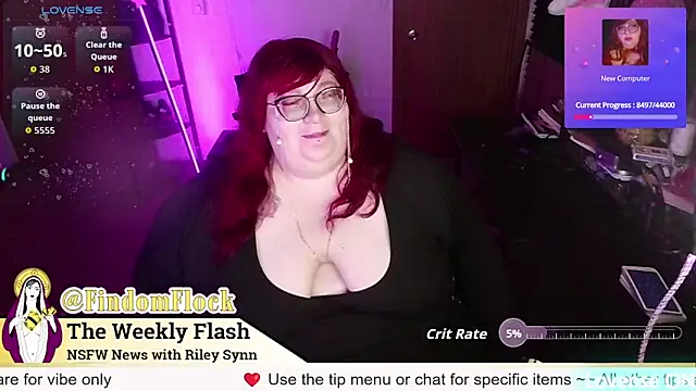 Snapshot of RileySynn chatting on May 30, 2026, 7:36 am RileySynn online show from May 30, 2026, 7:36 am