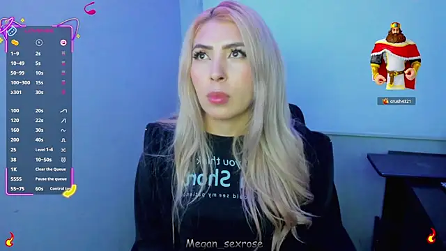 Megan sexrosse online show from March 27, 2026, 4:43 am