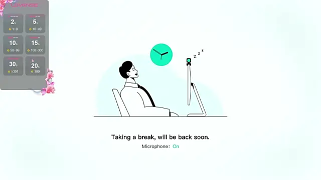 SugarNyaa online show from April 8, 2026, 9:38 pm