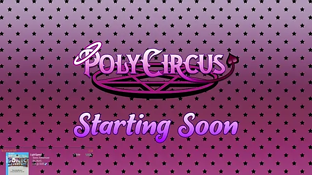 Snapshot of PolyCircus chatting on June 19, 2026, 2:28 am PolyCircus online show from June 19, 2026, 2:28 am