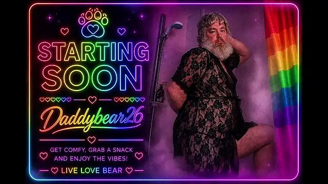 Snapshot of Daddybear26 chatting on July 8, 2026, 2:29 pm Daddybear26 online show from July 8, 2026, 2:29 pm