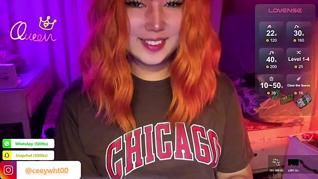 Snapshot of HOTnWILDalice chatting on January 12, 2026, 2:40 am HOTnWILDalice online show from January 12, 2026, 2:40 am