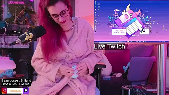 Snapshot of Indriya2x0 chatting on November 12, 2025, 9:18 pm Indriya2x0 online show from November 12, 2025, 9:18 pm