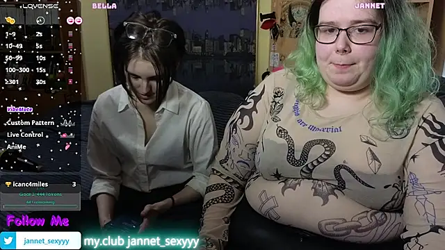 JannetPie online show from March 7, 2026, 12:21 pm