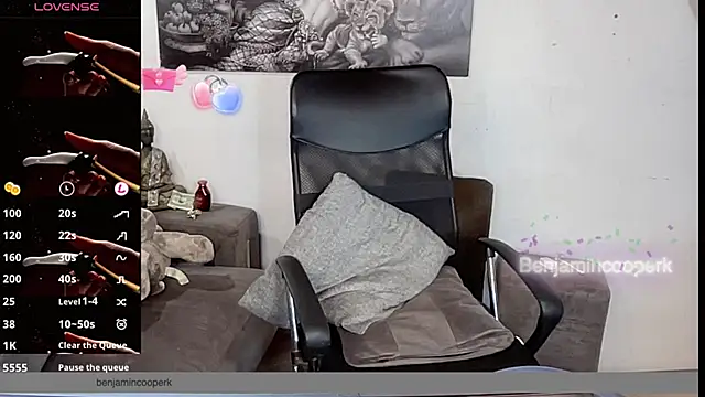 BenjaminCooperk online show from September 15, 2025, 5:08 am