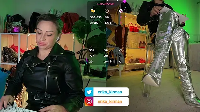 Snapshot of Erika_Kirman chatting on January 9, 2026, 2:35 pm Erika Kirman online show from January 9, 2026, 2:35 pm