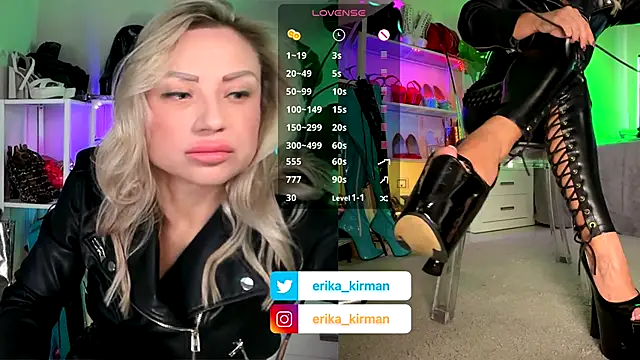 Snapshot of Erika_Kirman chatting on November 7, 2025, 9:47 am Erika Kirman online show from November 7, 2025, 9:47 am