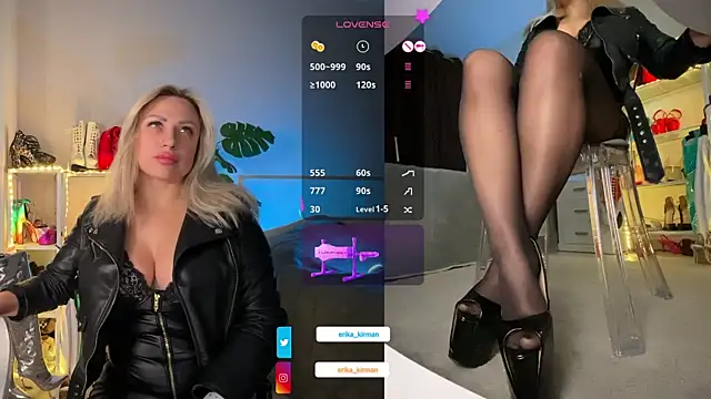Snapshot of Erika_Kirman chatting on February 1, 2025, 6:51 pm Erika Kirman online show from February 1, 2025, 6:51 pm