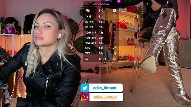 Snapshot of Erika_Kirman chatting on January 11, 2026, 11:06 am Erika Kirman online show from January 11, 2026, 11:06 am