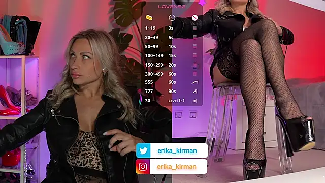 Snapshot of Erika_Kirman chatting on May 11, 2026, 11:44 am Erika Kirman online show from May 11, 2026, 11:44 am