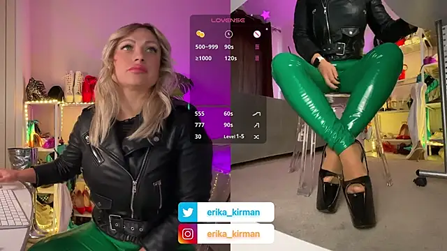 Snapshot of Erika_Kirman chatting on December 19, 2024, 11:29 am Erika Kirman online show from December 19, 2024, 11:29 am
