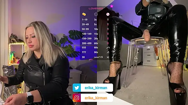 Snapshot of Erika_Kirman chatting on January 25, 2025, 1:08 pm Erika Kirman online show from January 25, 2025, 1:08 pm