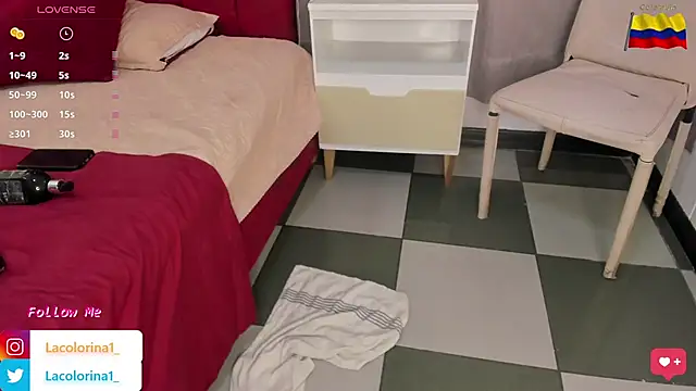 Snapshot of LaColorina_ chatting on February 17, 2025, 8:09 am LaColorina online show from February 17, 2025, 8:09 am