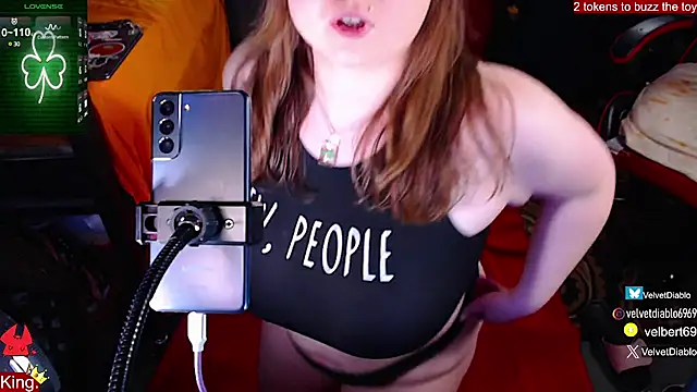 VelvetDiablo online show from March 6, 2025, 12:54 am