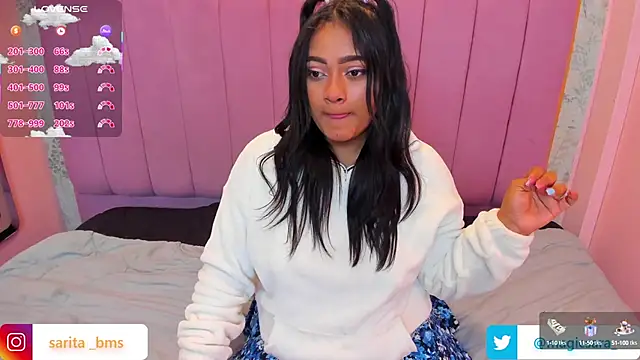 Snapshot of Sariitaa_ chatting on March 5, 2025, 5:50 pm Sariitaa online show from March 5, 2025, 5:50 pm