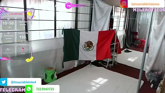 Snapshot of LaInsaciableIntensa chatting on November 23, 2025, 6:07 pm LaInsaciableIntensa online show from November 23, 2025, 6:07 pm