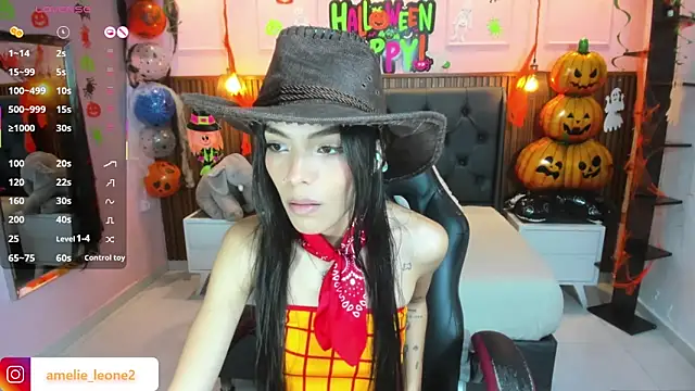 AMELIELEONE online show from October 31, 2025, 12:57 pm